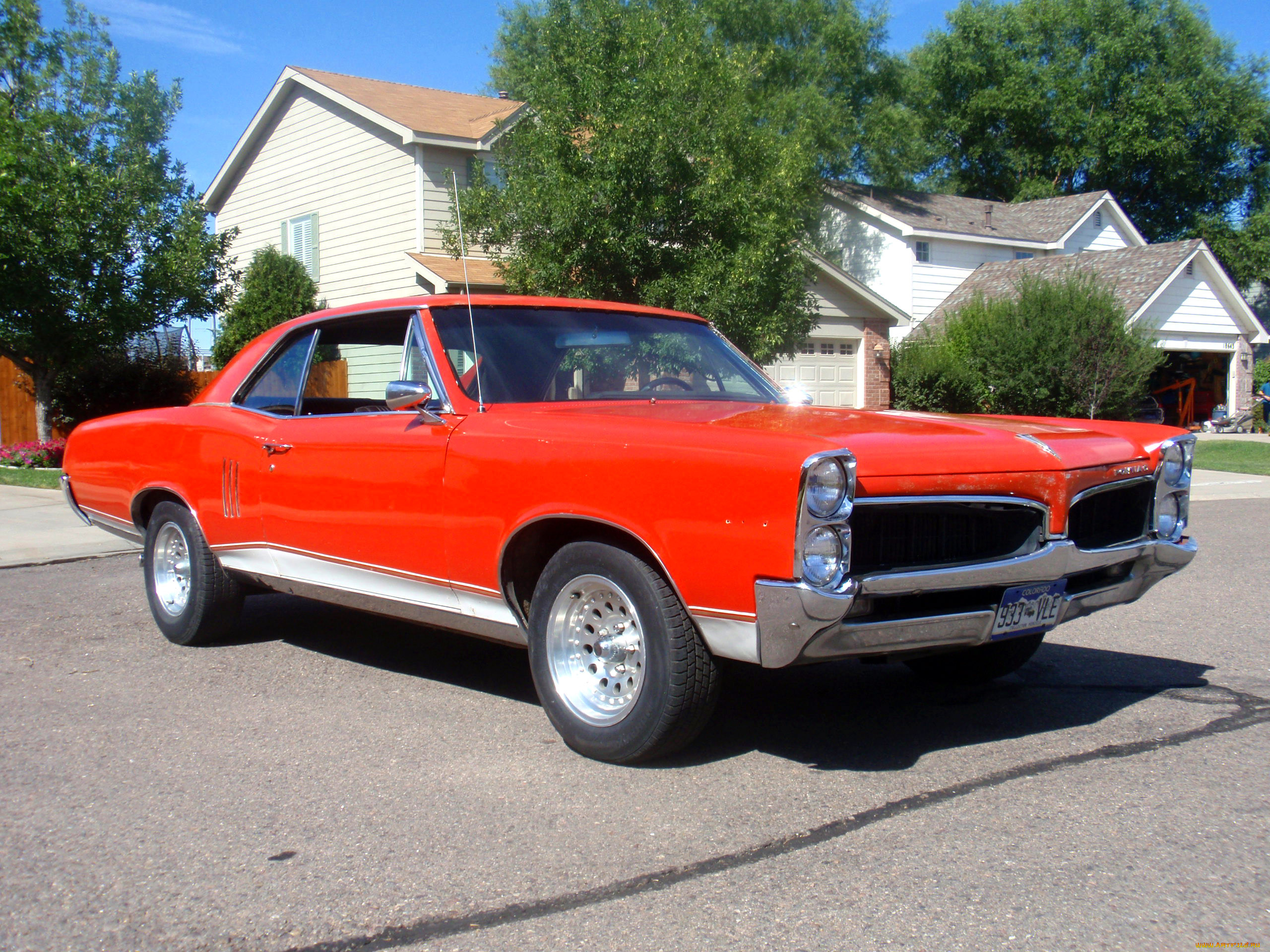 pontiac gto 1966, ,    , pontiac, gto, 1966, red, front, , , , 